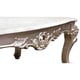 Silver Finish Wood Sofa Set 4Pcs w/Coffee Table Transitional Cosmos Furniture Ariel