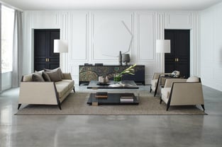 Living Room  Brown, Black, Light Gray Caracole image