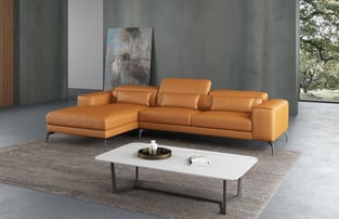 Cognac European Furniture EF-12556L-3LHF Living Room interior