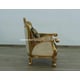 Classic Antique Bronze Black-Gold Fabric 30018 BELLAGIO Chair Set 2 Pcs EUROPEAN FURNITURE
