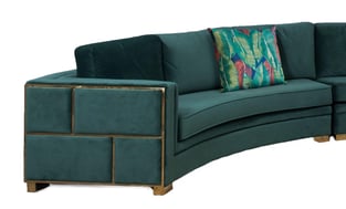 Buy Gold, Green Cosmos Furniture Living Room 