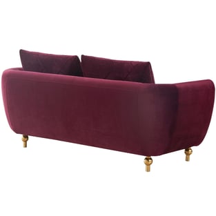 Living Room  Burgundy, Gold European Furniture photo