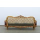 Royal Luxury Black Gold Fabric MAGGIOLINI Sofa Set 2 Pcs EUROPEAN FURNITURE 