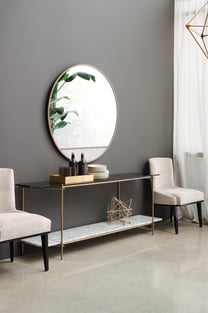 Buy Gold, Mirrored Caracole Mirrors 