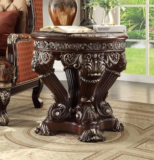 Accent Tables  Brown, Silver Homey Design  photo