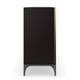 Chocolate Truffle & Brushed Gold Bar Cabinet DOWNTOWN by Caracole 