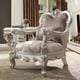 Chair in Gray Fabric Traditional Style Homey Design HD-372