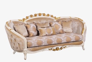 Buy Beige, Gold European Furniture Living Room 