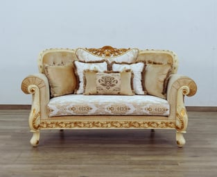 Buy Gold, Sand, Off-White European Furniture Living Room 