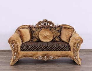 Brown, Gold European Furniture 42035-Set-2 Living Room interior