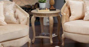 Accent Tables  Beige, Ivory, Cream Benneti photo