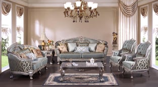 Living Room  Silver, Gray Cosmos Furniture image