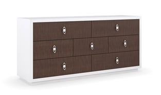 Brown, Light Gray Caracole CLA-421-101-Q-5PC Bedroom interior