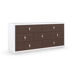 Brown, Light Gray Caracole CLA-421-101-Q-5PC Bedroom interior