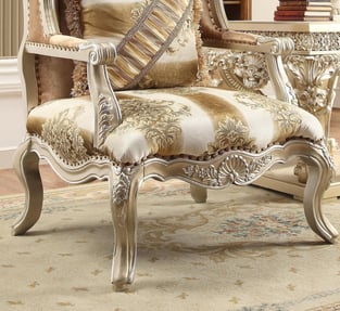 Buy Beige, Silver Homey Design  Living Room 