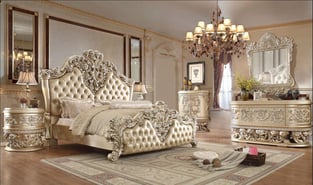 Buy Champagne Homey Design  Bedroom 