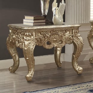 Buy Gold Homey Design  Accent Tables 