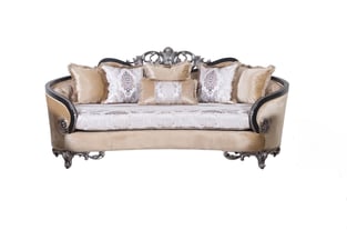 Buy Antique, Silver, Black European Furniture Living Room 