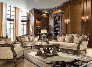 Buy Brown, Gold, Antique Homey Design  Living Room 