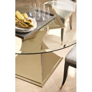 Gold, Clear Caracole CLA-418-204-Set-5 Dining Room interior