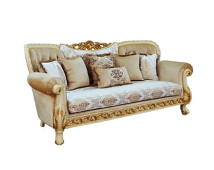 Order Gold, Sand, Off-White European Furniture 40015-Set-3 Living Room now