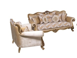 Buy Bronze, Gold European Furniture Living Room 