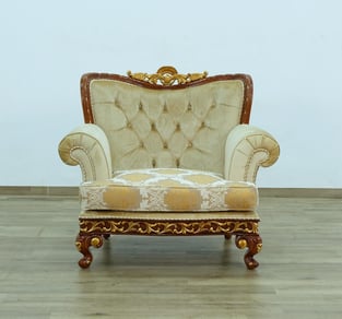 Buy Gold, Sand, Walnut European Furniture Living Room 