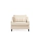 Winter-white Linen-blend Fabric Modern THE MADISON CHAIR by Caracole 