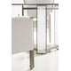 Sundance Gold Base & Tempered Glass Top 60" Dining Table BREAK THE ICE by Caracole 