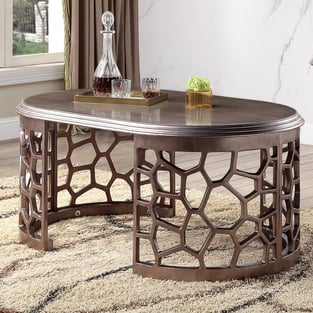 Accent Tables  Silver, Dark Gray Homey Design  photo