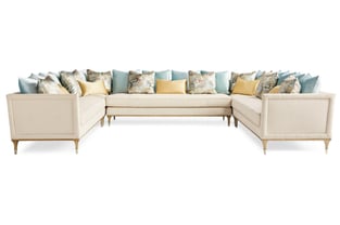 Living Room  Gold, Cream Caracole image