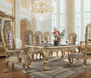 Dining Room  Gold Homey Design  image