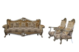 Antique, Silver European Furniture 38066-S Living Room interior