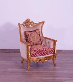 Order Gold, Red European Furniture  31058-C Living Room now