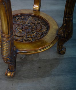 Accent Tables  Beige, Bronze, Gold, Antique European Furniture photo