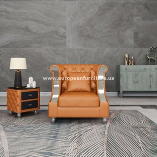 Living Room  Cognac European Furniture photo