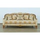 Luxury Brown & Gold Wood Trim ANGELICA II Sofa Set 2Pcs EUROPEAN FURNITURE Classic