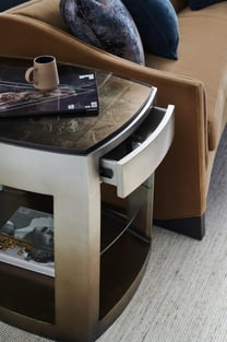 Brown, Smoked Caracole CLA-020-414 Accent Tables interior