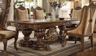 Dining Room  Gold Finish, Walnut Homey Design  image