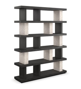 Shelves and bookcases  Black, Stone Caracole image