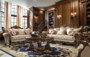 Living Room  Beige, Brown Homey Design  image