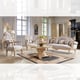 Thumbnail of Gold Finish, Light Grey Homey Design  HD-2670-7PC Living Room interior