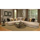 Thumbnail of Beige, Dark Brown, Cream Benneti Benetti's-Ravenna-Sofa-Left Living Room interior