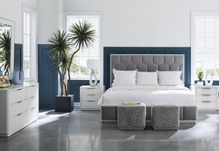 Order White, Gray Caracole CLA-421-012 Bedroom now