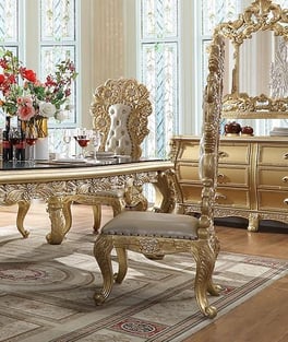 Order Gold Homey Design  HD-1801-7PCDINING Dining Room now