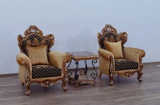 Living Room  Brown, Gold European Furniture photo