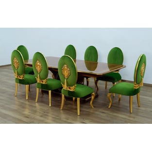 Dining Room  Gold, Emerald, Ebony European Furniture photo