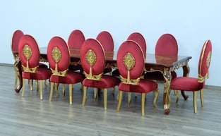 Order Brown, Gold, Red European Furniture 68582-DT-11-RED Dining Room now