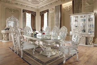 Buy Silver, Metallic Homey Design  Dining Room 