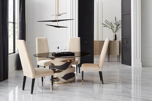 Order Gold, Silver, Chocolate Caracole SIG-021-201B Dining Room now